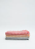 Labra Quadra Natte Scarf — Camel/White