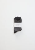 Bi-Color Socks — Charcoal