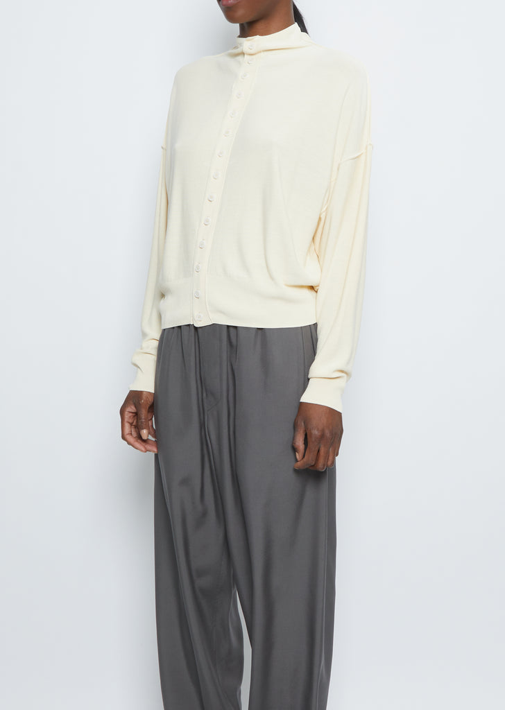 Reversible Sweater — Cream