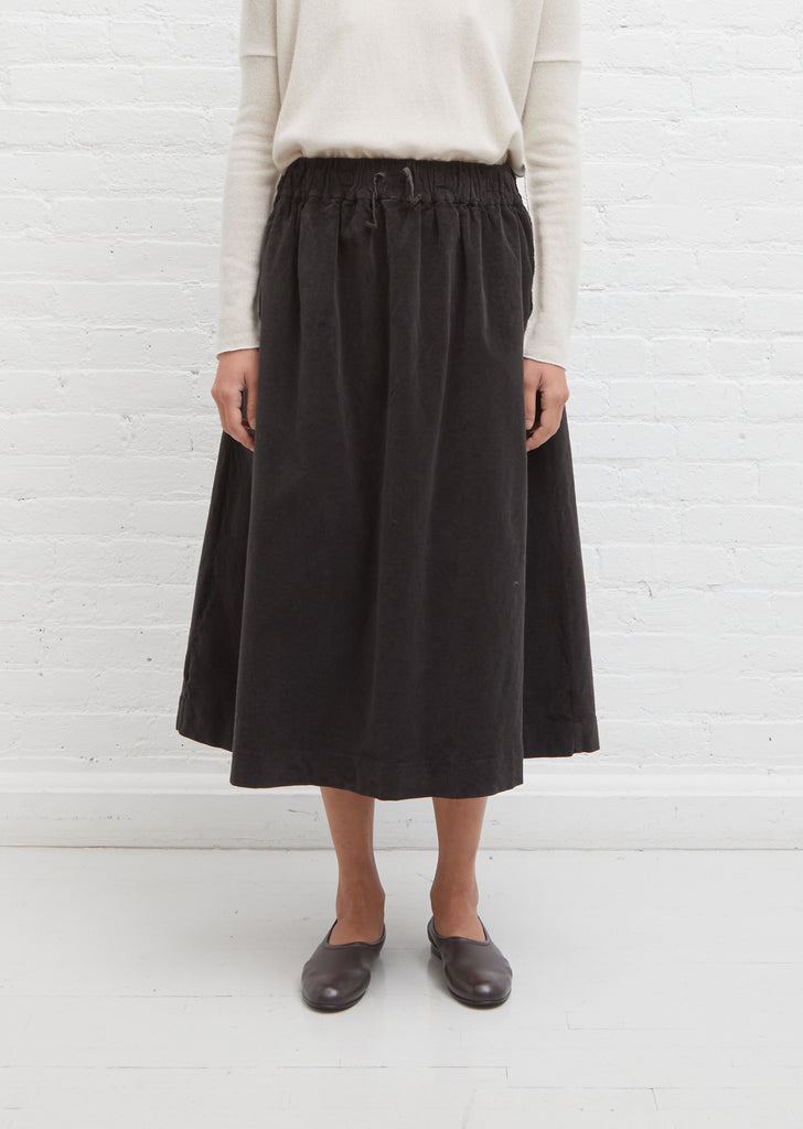 Velvet Double Skirt — Moka