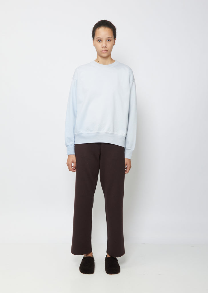 Organic Cotton Compact Sweat — Blue