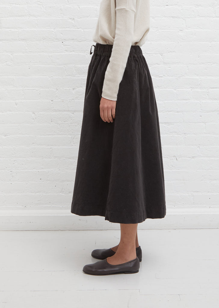 Velvet Double Skirt — Moka