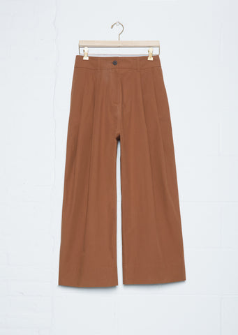 Thompson Cotton Trouser — Hazelnut