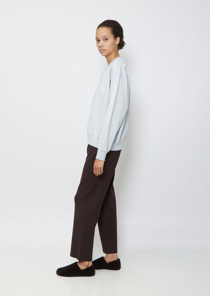 Organic Cotton Compact Sweat — Blue