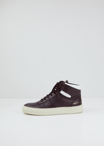 Bball High Sneakers — Black / White