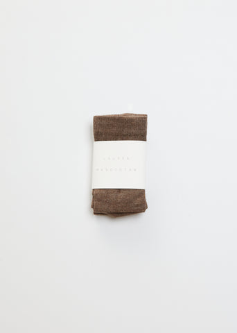Alpaca Tall Socks — Timber
