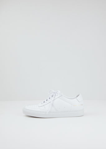 Bball Low Leather Sneakers — White