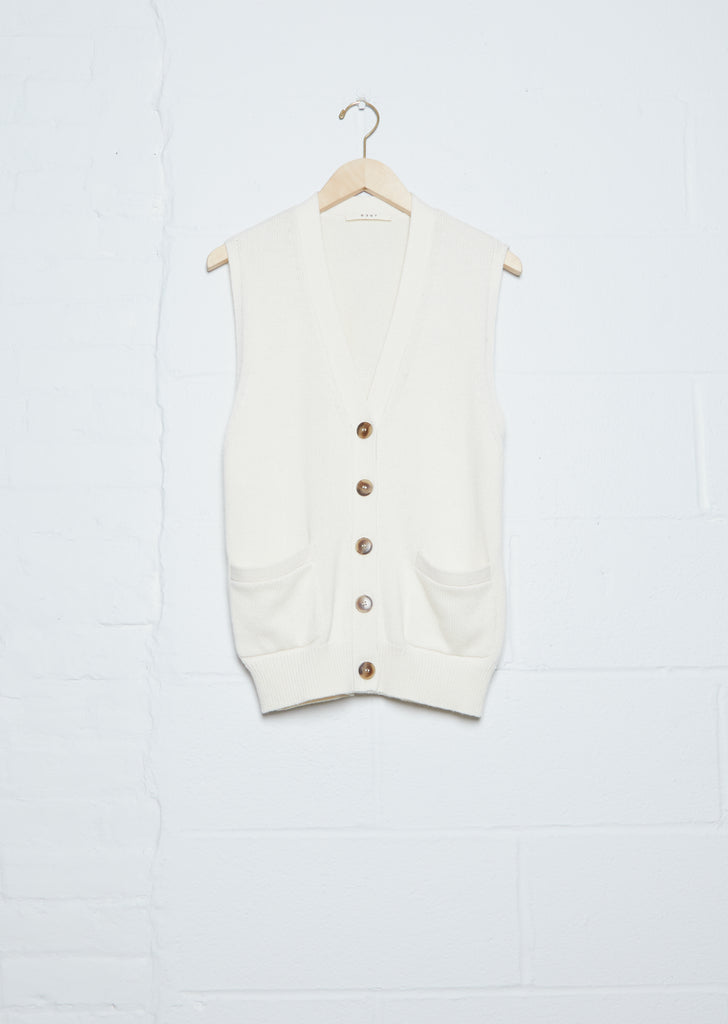 Oversized Sleeveless Cardigan