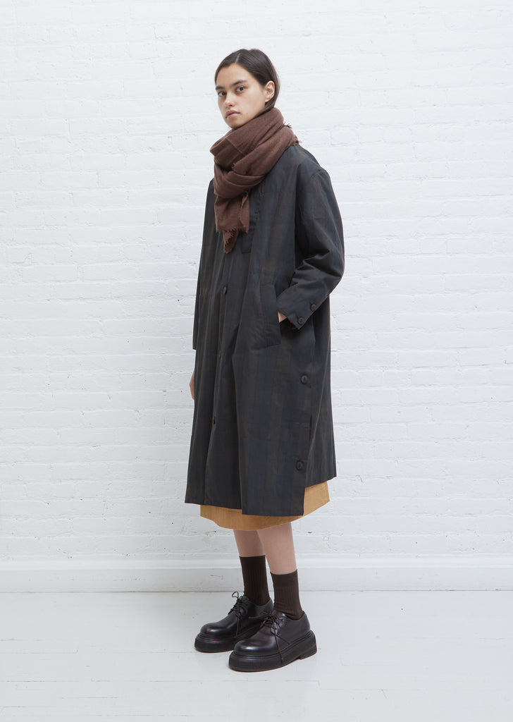 Fuzzy Feutre Shawl — Tabac
