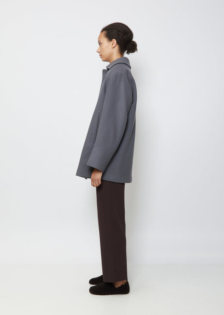 Light Melton Half Coat