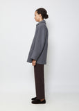 Light Melton Half Coat