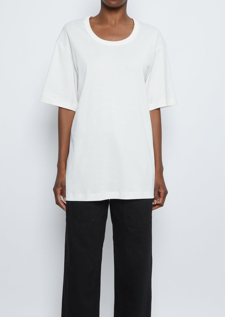Rib T-Shirt — Chalk