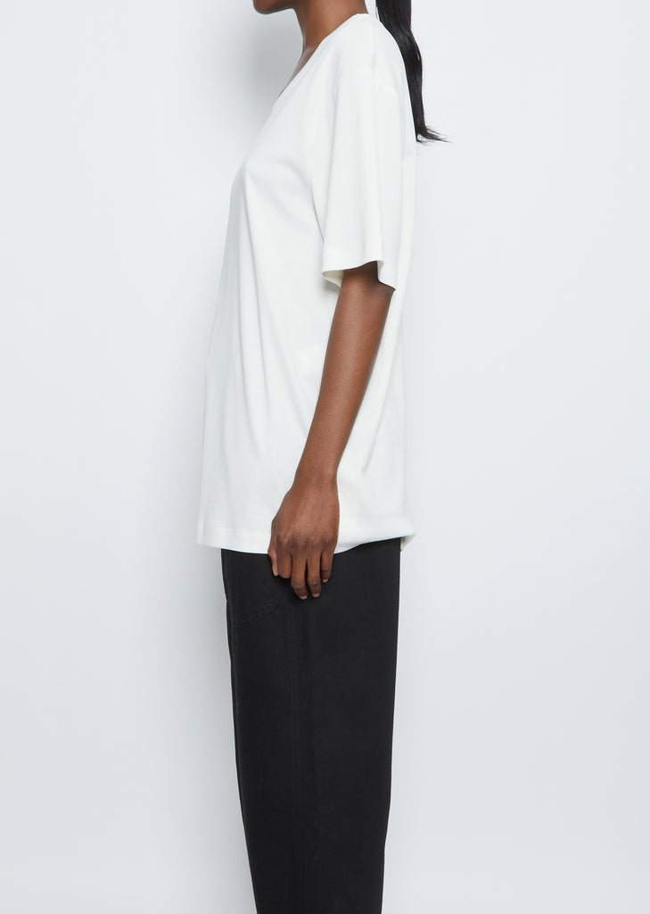 Rib T-Shirt — Chalk