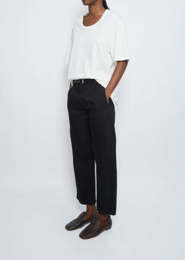 Rib T-Shirt — Chalk