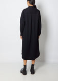 Wool Oversized Shirt Dress