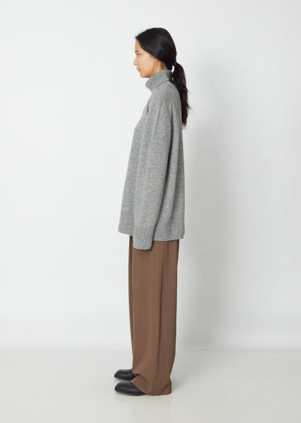 Stepny Top — Grey Melange – La Garçonne