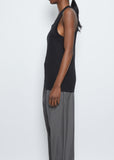 Rib Tank Top — Black