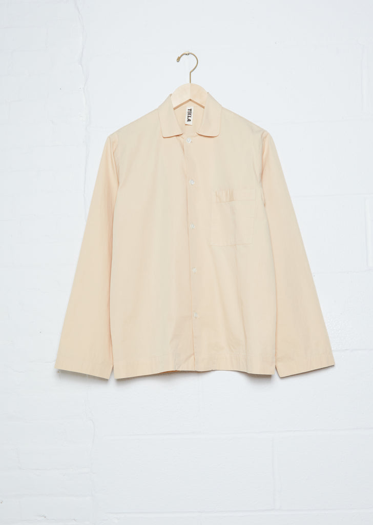 Unisex Sleepwear Poplin Shirt — Khaki