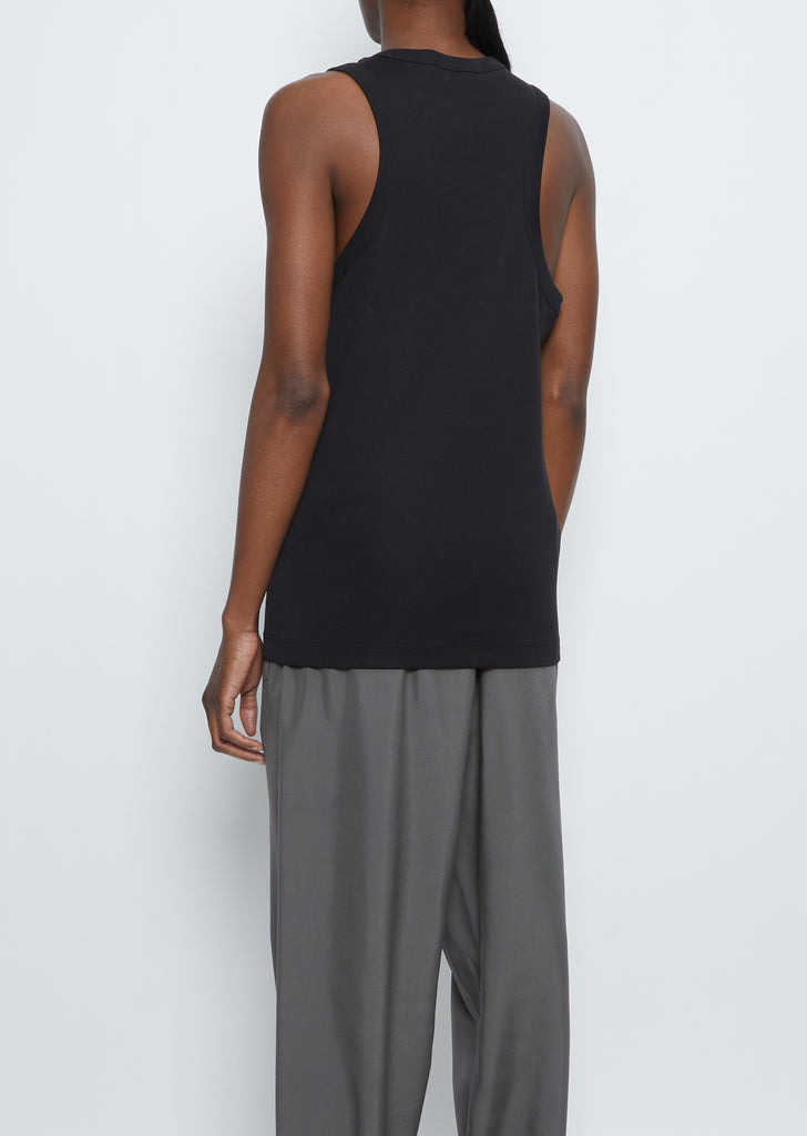 Rib Tank Top — Black