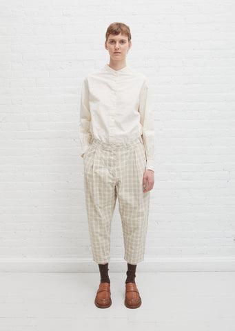 Natural Check Basic Pant