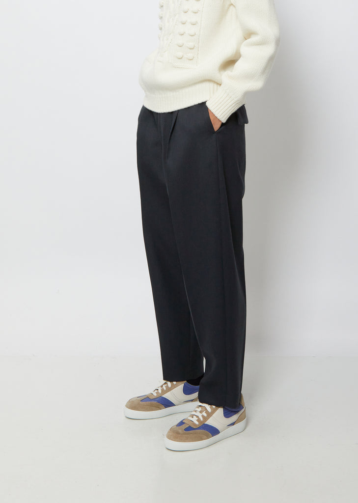 Suede Sneakers — Blue
