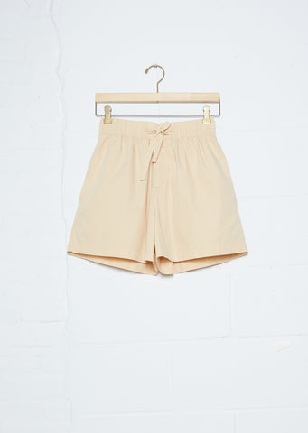 Unisex Sleepwear Poplin Shorts — Khaki