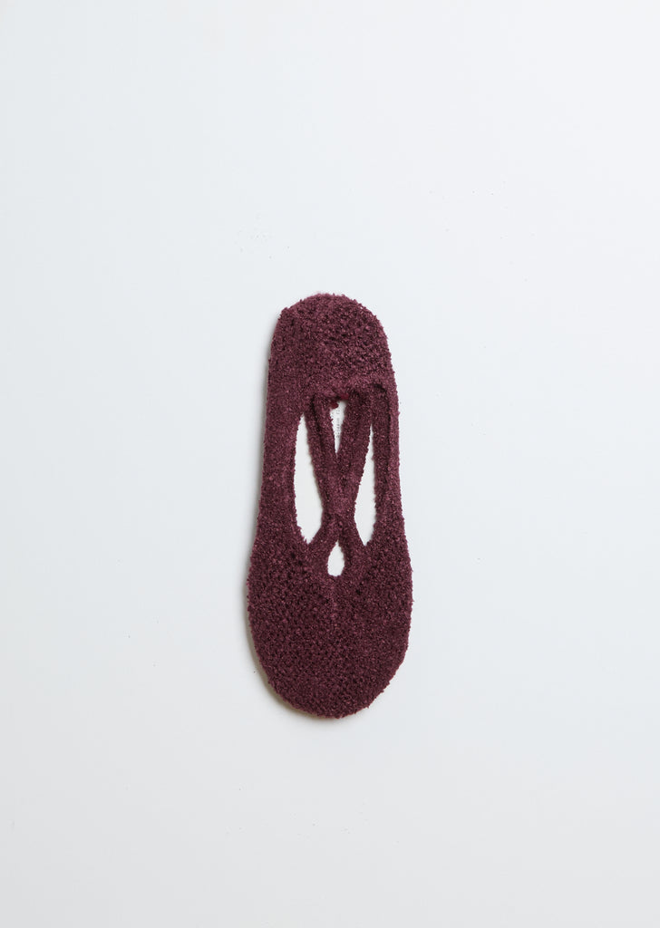 Ballerina Socks — Wine