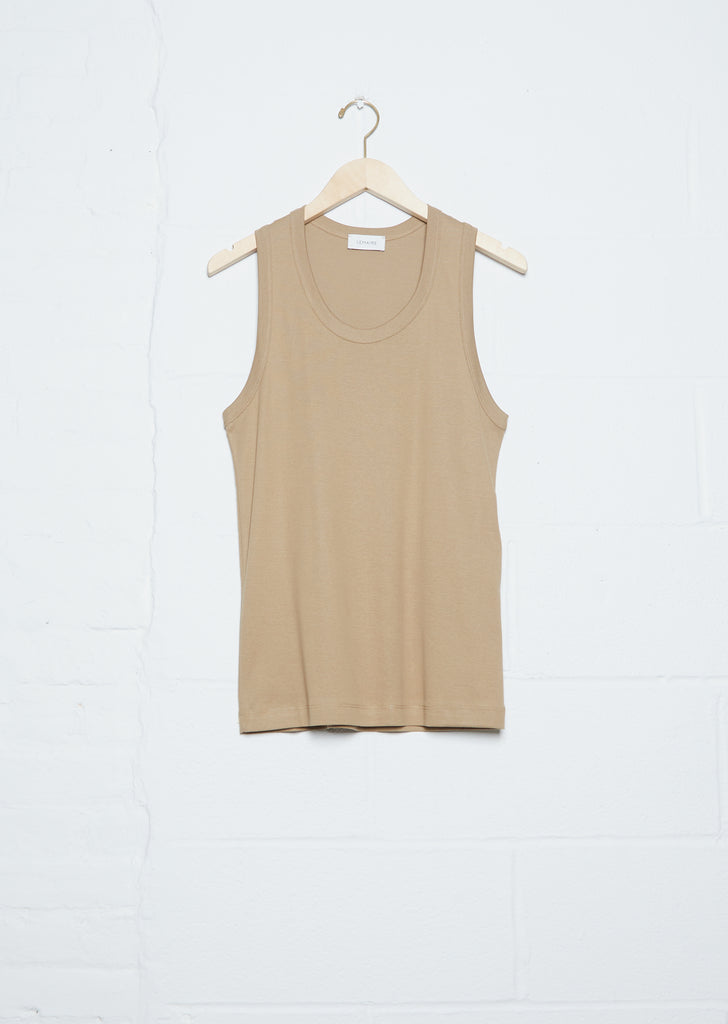 Rib Tank Top — Camel