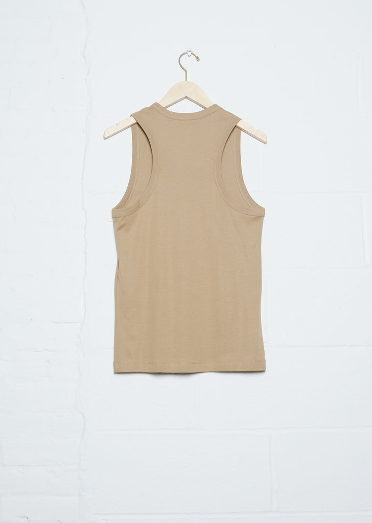 Rib Tank Top — Camel
