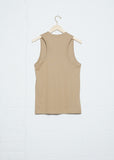 Rib Tank Top — Camel