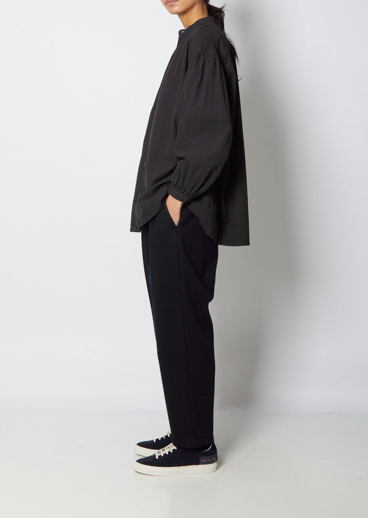 Twill Dobby Black-Mud Dyed Shirt