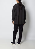 Twill Dobby Black-Mud Dyed Shirt