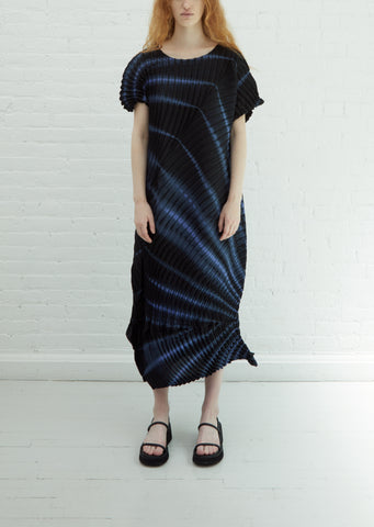 Shibori Pleats Dress