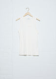 Rib Tank Top — Chalk