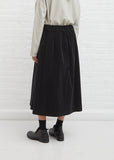 Velvet Double Skirt — Black