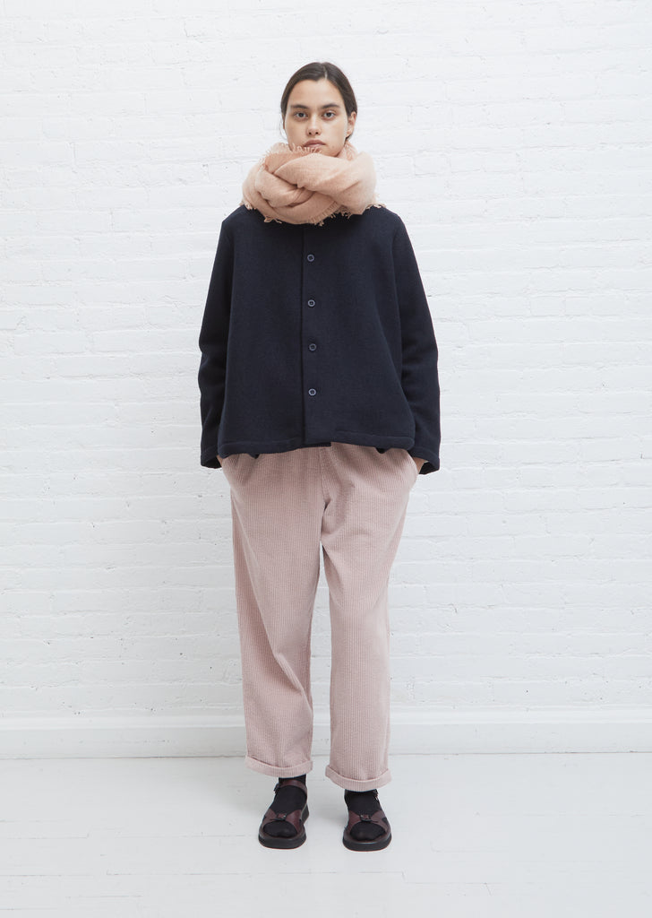 Cashmere Felted Lux Stole — Rose