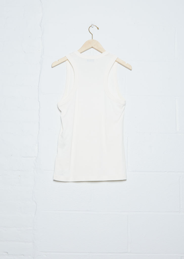 Rib Tank Top — Chalk