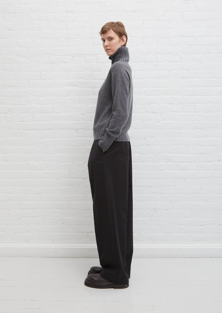 Cashmere Wide Roll Neck