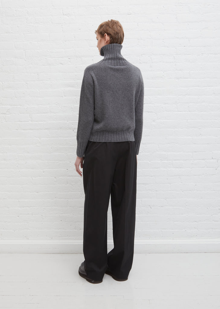 Cashmere Wide Roll Neck