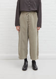 Velvet Wide & Short Trousers — Marron Glace