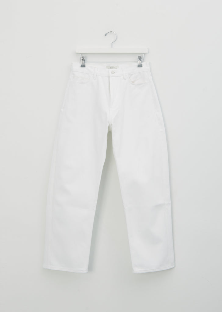 Ruthe Cotton Jean — White