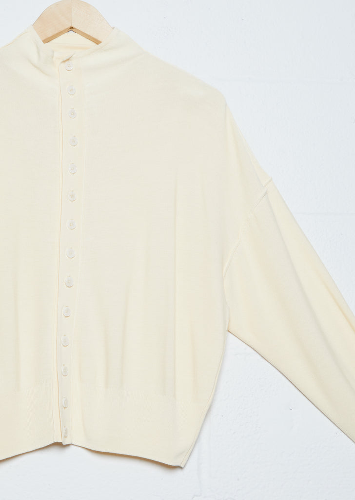 Reversible Sweater — Cream