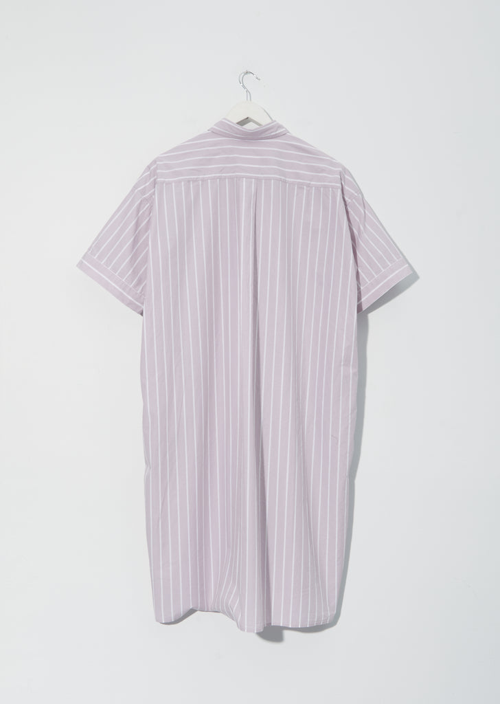 Cotton Stripe Shirtdress