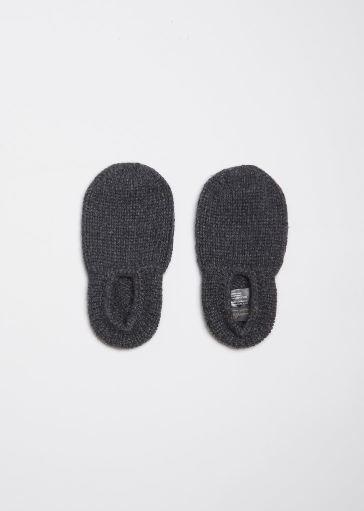 Brooklyn Cashmere Lounge Socks — Anthracite