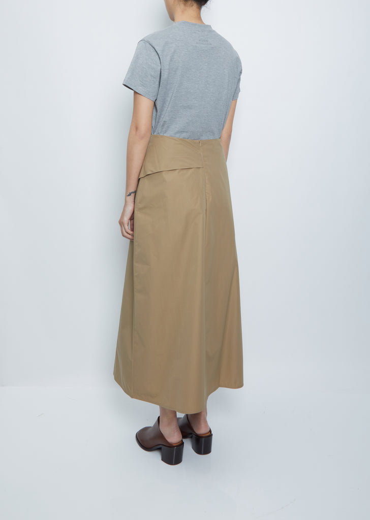 Emin Cotton Blend Skirt