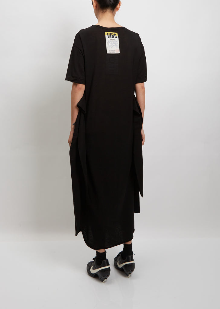 Flute Jersey Dress