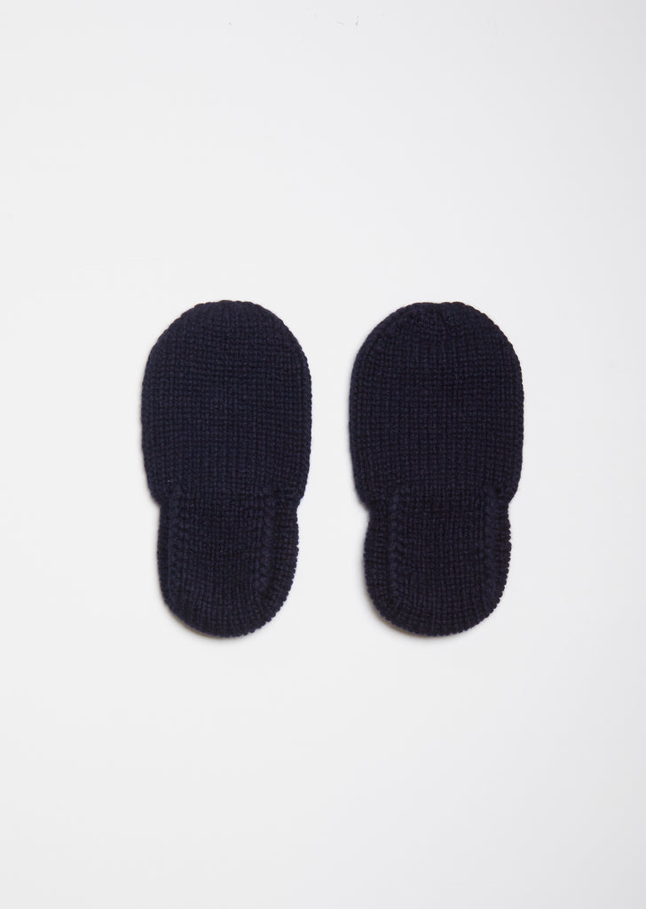 Brooklyn Cashmere Lounge Socks — Navy