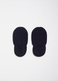 Brooklyn Cashmere Lounge Socks — Navy