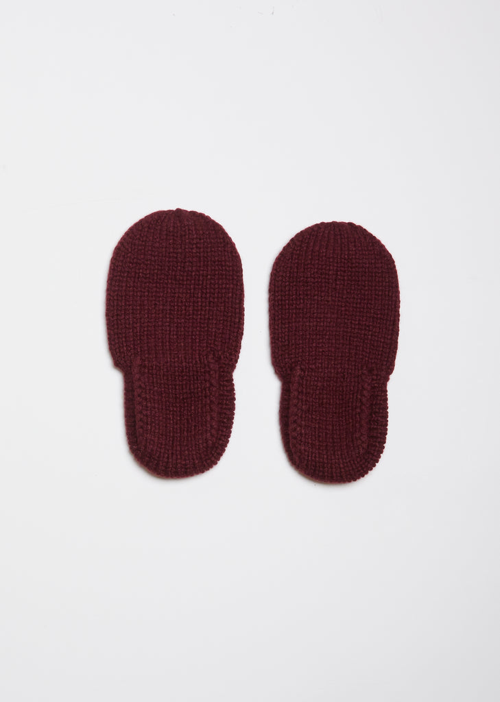 Brooklyn Cashmere Lounge Socks — Bordeaux