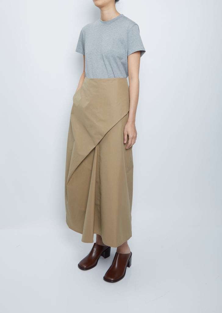 Emin Cotton Blend Skirt